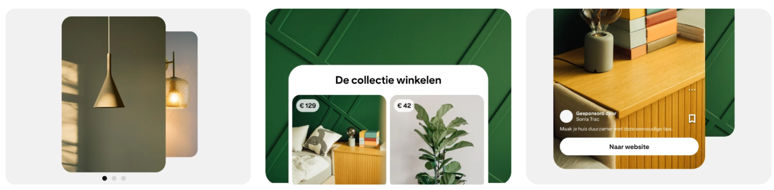 Advertentie opties Pinterest