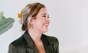 Suus lachen gespiegeld